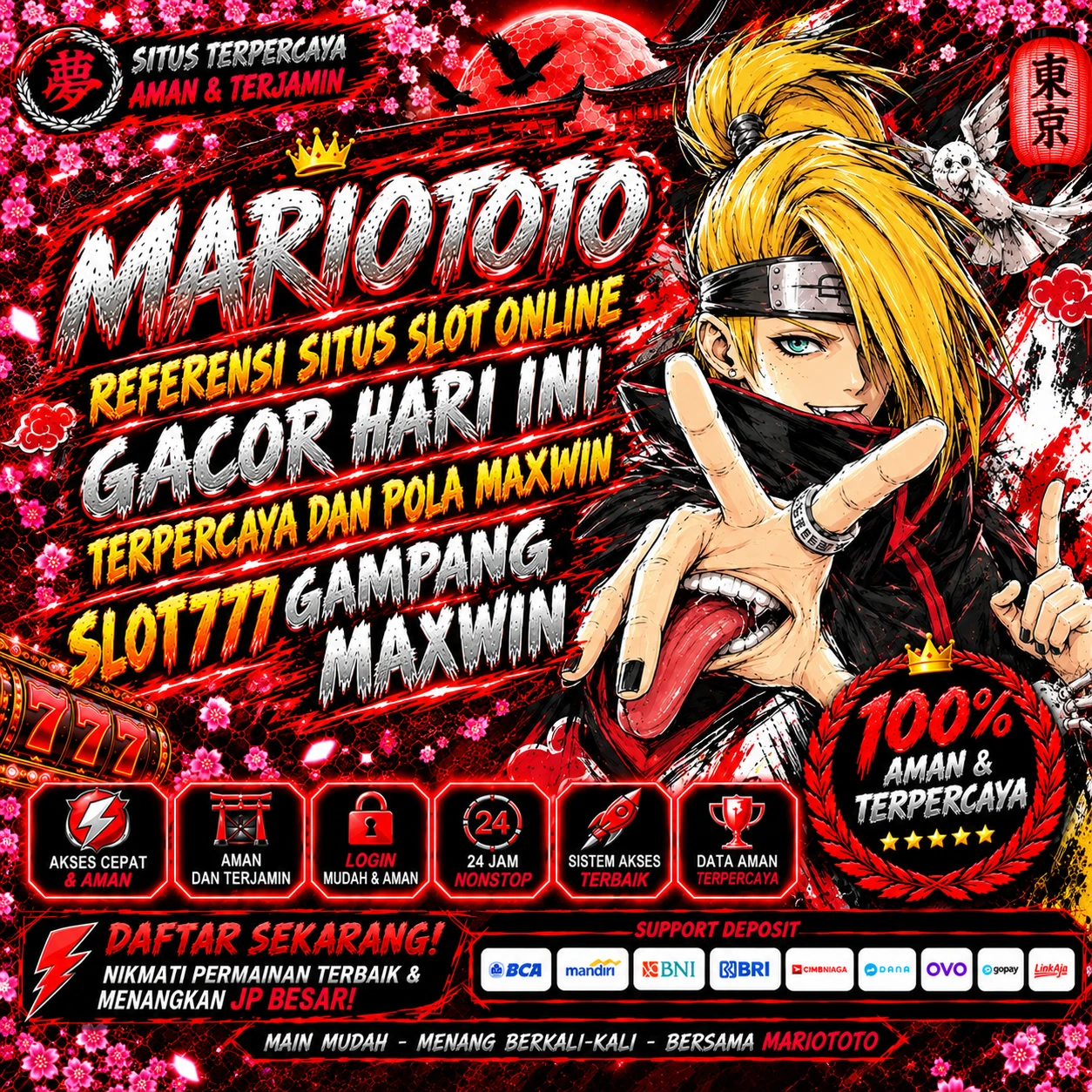 MARIOTOTO: Referensi Situs Slot Online Gacor Hari Ini Terpercaya Dan Pola Maxwin Slot777 Gampang Maxwin